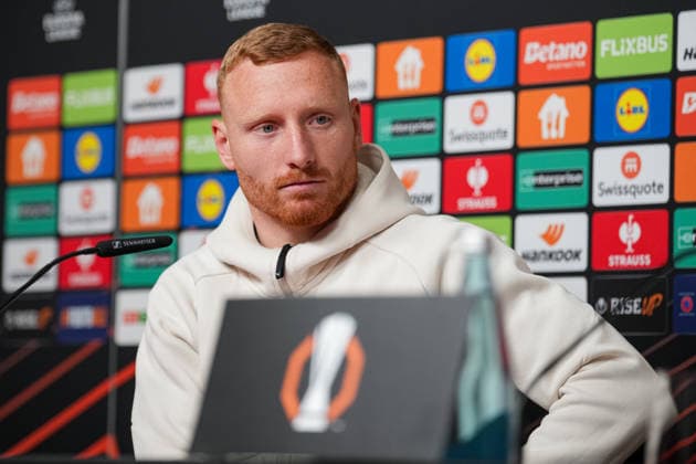 Press conference, Europa League match, Maccabi Tel aviv, Ido Shahar Maccabi Tel Aviv, 36 Freiburg Europa Park Stadion Baden Württemberg Germany Copyright: xFINLEYxMÖRCHx