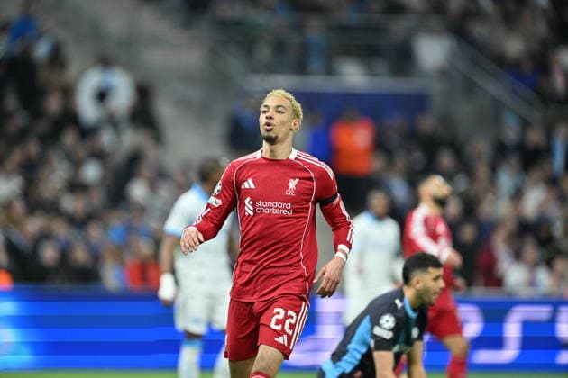 Marseille vs Liverpool - UEFA Champions League MARSEILLE, FRANCE - JANUARY 21: Hugo Ekitike of Liverpool is seen during the UEFA Champions League week 7 football match between Olympique Marseille and Liverpool at Stade Velodrome in Marseille, France, on January 21, 2026. Mustafa Yalcin Anadolu Marseille France. Editorial use only. Please get in touch for any other usage.  Copyright: x2026xAnadoluxMustafaxYalcinx