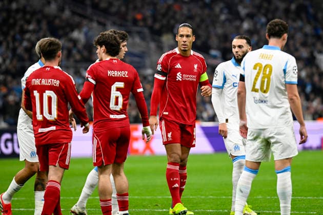 FOOTBALL : Olympique de Marseille VS Liverpool FC - UEFA Champions League - 21 01 2025 Virgil van Dijk (LFC) - UEFA Champions League match between Olympique de Marseille and Liverpool FC on January 21, 2026 at the Orange Velodrome Stadium in Marseille. MarseilleFrance  Copyright: xWilliamxCannarellax