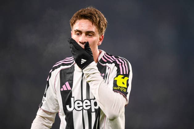2026-01-21 Juventus FC v SL Benfica - UEFA Champions League 2025 26 League Phase MD7 TURIN, ITALY - JANUARY 21: Kenan Yildiz of Juventus FC during the UEFA Champions League 2025 26 League Phase MD7 match between Juventus FC and SL Benfica at Allianz Stadium on January 21, 2026 in Turin, Italy. (Photo by Alberto Gandolfo BSR Agency) Turin Italy Content not available for redistribution in The Netherlands directly or indirectly through any third parties. Copyright: xBSRxAgencyx