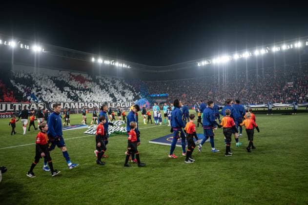 FC Barcelona, Barca players come to match during UEFA Champions league match, SK Slavia Praha - FC Barcelona , 21 january 2026, Fortuna Arena, Praha, Czech republic Copyright: xMICHALxFAJT,ZOSPORTU.SKx LIL_2907