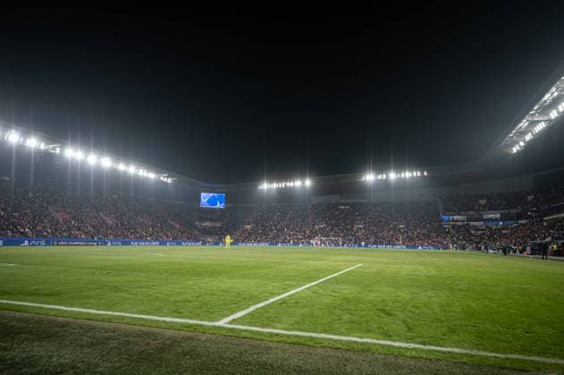 Full stadium stands during UEFA Champions league match, SK Slavia Praha - FC Barcelona, Barca , 21 january 2026, Fortuna Arena, Praha, Czech republic Copyright: xMICHALxFAJT,ZOSPORTU.SKx LIL_2913