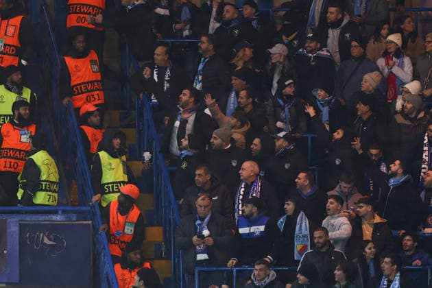 Chelsea v Pafos, Champions League Pafos fans during the Champions League match between Chelsea and Pafos at Stamford Bridge, London, UK on 21 January 2026. London Stamford Bridge Greater London UK Editorial use only , Copyright: xPaulxPhelanx PSI-23600-0028