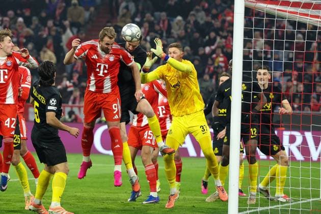 Harry Kane 9 FC Bayern Muenchen scores to make it 1-0 with a header, Kjell Scherpen 37 Royale Union Saint Gilloise , FC Bayern Muenchen vs Royale Union Saint Gilloise, Football, Champions League, Matchday 7, 21 01 2026 Muenchen Bayern Germany Copyright: xkolbert-press ChristianxKolbertx