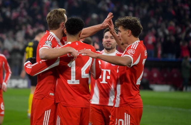 21 01 2026, xemx, Football UEFA Champions League, FC Bayern Muenchen Union Saint Gilloise v l Harry Kane FC Bayern Muenchen Jubel, Torjubel, celebrate the goal, jubiliert über das Tor zum 2 0 DFL DFB REGULATIONS PROHIBIT ANY USE OF PHOTOGRAPHS as IMAGE SEQUENCES and or QUASI VIDEO Muenchen