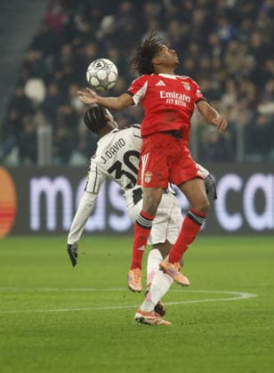 CALCIO - UEFA Champions League - Juventus FC vs SL Benfica Jonathan David of Juventus FC during the Uefa Champions League 2025 26 season football match between Juventus FC and SL Benfica on 21 January 2026 at Allianz Stadium, Turin, Italy. Photo Nderim KACELI Turin Italy  Copyright: xIPAxSport ABACAx