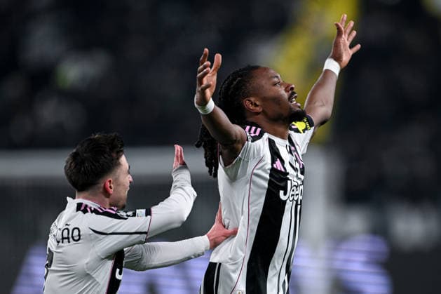 Cm Torino 21 01 2026 - Champions League Juventus-Benfica foto Cristiano Mazzi Image nella foto: esultanza gol Khephrem Thuram 