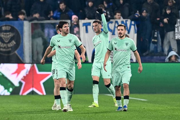 Gorka Guruzeta (Athletic Bilbao) celebrating his goal during Atalanta BC vs Athletic Club, UEFA Champions League football match in Bergamo, Italy, January 21 2026  Copyright: xGianlucaxRicci IPAxSportx xipa-agency.netx xx IPA_70389794 IPA_Agency_IPA70389794