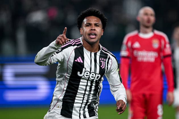 Cm Torino 21 01 2026 - Champions League Juventus-Benfica foto Cristiano Mazzi Image nella foto: esultanza gol Weston McKennie 