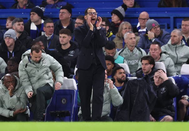 London, England, 21st January 2026. Liam Rosenior manager of Chelsea during the Chelsea vs Pafos FC UEFA Champions League match at Stamford Bridge, London. Picture credit should read: David Klein Sportimage EDITORIAL USE ONLY. No use with unauthorised audio, video, data, fixture lists, club league logos or live services. Online in-match use limited to 120 images, no video emulation. No use in betting, games or single club league player publications. SPI_042_DK_CHELSEA_PAFOS SPI-4466-0042
