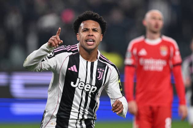 Weston McKennie of Juventus F.C. celebrates after scoring the goal of 2-0 during the UEFA Champions League phase day 7 football match between Juventus F.C. and S.L. Benfica at the Juventus Stadium on January 21, 2026 in Milan, Italy.  Copyright: xDomenicoxCippitelli IPAxSportx xipa-agency.netx xx IPA_70390399 IPA_Agency_IPA70390399
