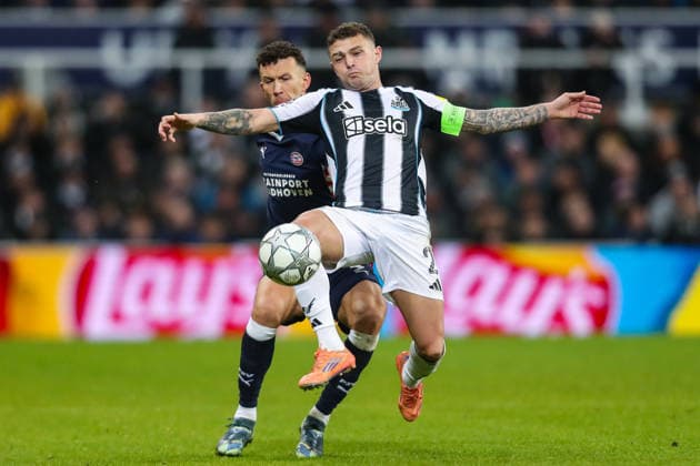 Newcastle United v PSV, UEFA Champions League Kieran Trippier Of Newcastle United in action during the Newcastle United v PSV Eindhoven UEFA Champions League Round 1 League stage match at St. James Park, Newcastle Upon Tyne, England on 21 January 2026 Credit: Lee Keuneke Every Second Media Editorial use only. All images are copyright Every Second Media Limited. No images may be reproduced without prior permission. Copyright: xIMAGO EveryxSecondxMediax ESM-1768-0081 LeexKeunekex xEveryxSecondxMediax