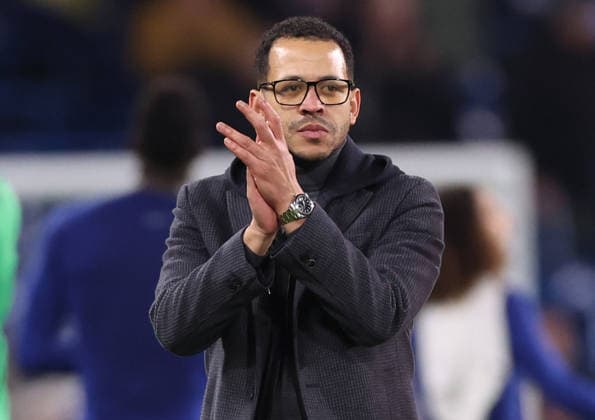 London, England, 21st January 2026. Liam Rosenior manager of Chelsea at the final whistle during the Chelsea vs Pafos FC UEFA Champions League match at Stamford Bridge, London. Picture credit should read: David Klein Sportimage EDITORIAL USE ONLY. No use with unauthorised audio, video, data, fixture lists, club league logos or live services. Online in-match use limited to 120 images, no video emulation. No use in betting, games or single club league player publications. SPI_058_DK_CHELSEA_PAFOS SPI-4466-0058