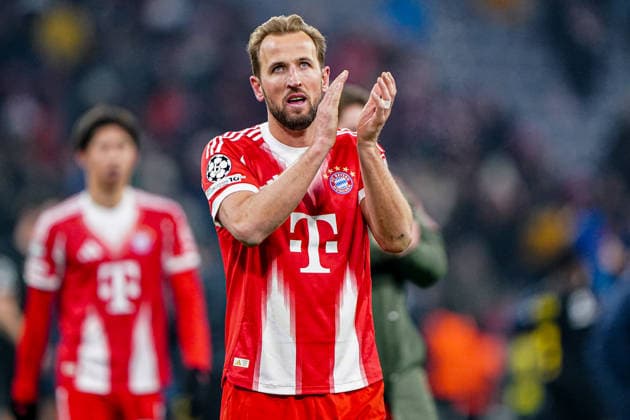 2026-01-21 FC Bayern München v R. Union Saint-Gilloise - UEFA Champions League 2025 26 League Phase MD7 MUNICH, GERMANY - JANUARY 21: Harry Kane of FC Bayern Munchen thanks the fans during the UEFA Champions League 2025 26 League Phase MD7 match between FC Bayern M++nchen and R. Union Saint-Gilloise at Football Arena Munich on January 21, 2026 in Munich, Germany. Munich Football Arena Munich Germany Content not available for redistribution in The Netherlands directly or indirectly through any third parties. Copyright: xAndrexWeeningx
