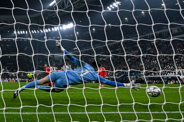 Cm Torino 21 01 2026 - Champions League Juventus-Benfica foto Cristiano Mazzi Image nella foto: gol Khephrem Thuram 