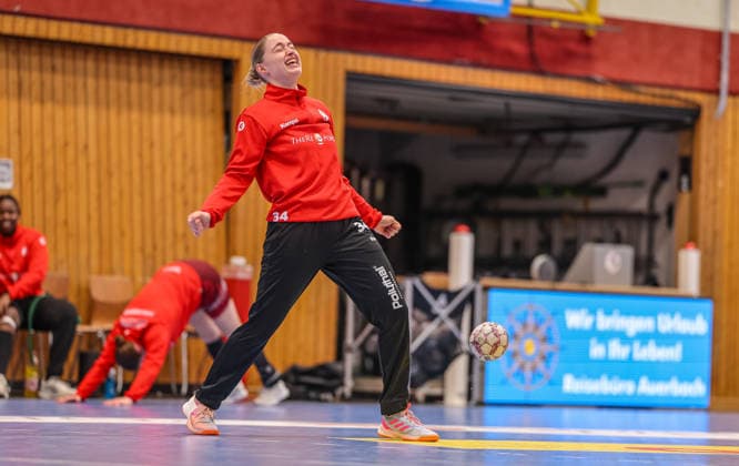 GER, Bensheim, HSG Bensheim Auerbach Flames vs Vfl Oldenburg, Alsco Handball Bundesliga Frauen, Handball, DHB, Spielzeit 2025 2026, Weststadthalle Bensheim, 14 Spieltag im Bild Mia Ziercke HSG Bensheim Auerbach Flames Frauen 34 DFB DFL REGULATIONS PROHIBIT ANY USE OF PHOTOGRAPHS AS IMAGE SEQUENCES AND OR QUASI VIDEO, 21 01 2026 Copyright: HMBxMedia HendrikxHamelau