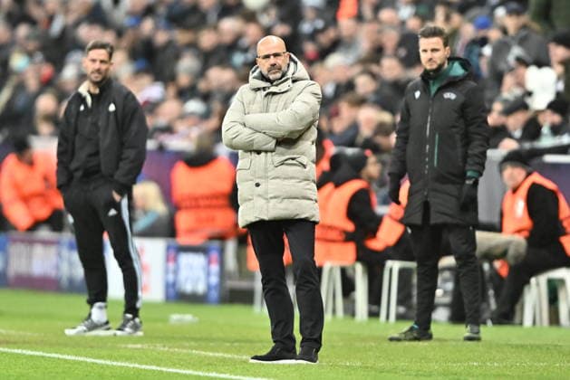 Newcastle United v PSV Eindhoven UEFA Champions League Manager Peter Bosz of PSV Eindhoven during the UEFA Champions League match at St. James s Park, Newcastle 21 01 2026 UK Newspapers OUT Copyright: xJamiexJohnstonx FIL-22840-0142