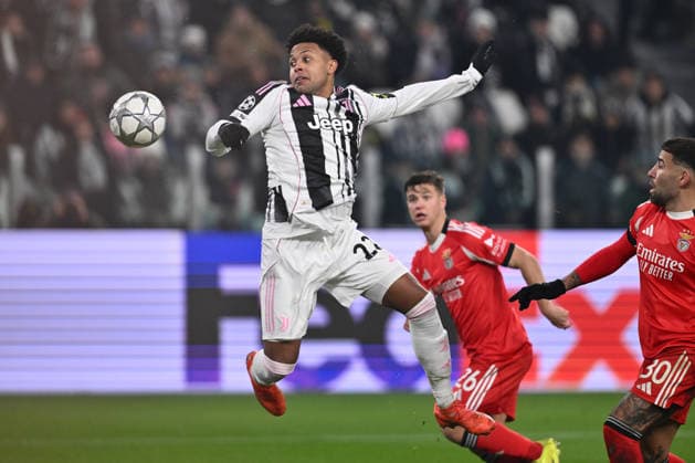 Weston McKennie of Juventus F.C. is in action during the UEFA Champions League phase day 7 football match between Juventus F.C. and S.L. Benfica at the Juventus Stadium on January 21, 2026 in Milan, Italy.  Copyright: xDomenicoxCippitelli IPAxSportx xipa-agency.netx xx IPA_70393202 IPA_Agency_IPA70393202