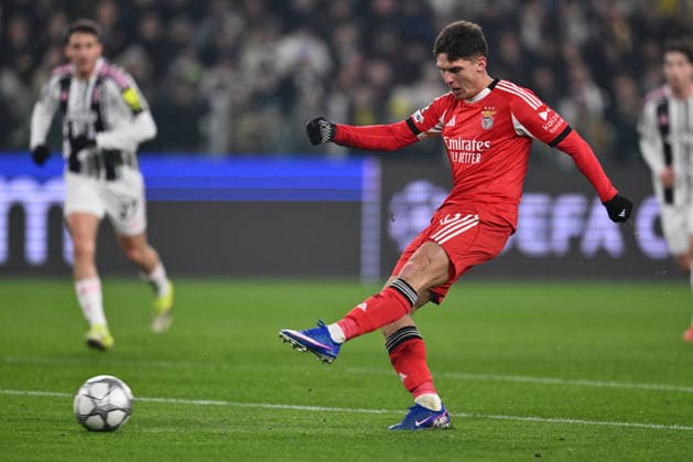 Juventus v SL Benfica - UEFA Champions League 2025 26 League Phase MD7 Heorhiy Sudakov of S.L. Benfica plays during the UEFA Champions League phase day 7 football match between Juventus F.C. and S.L. Benfica at the Juventus Stadium in Milan, Italy, on January 21, 2026. Turin Italy Italy  Copyright: xDomenicoxCippitellix originalFilename:cippitelli-juventus260121_np8CO.jpg