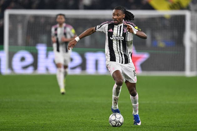 CALCIO - UEFA Champions League - Juventus FC vs SL Benfica Khephren Thuram of Juventus F.C. is in action during the UEFA Champions League phase day 7 football match between Juventus F.C. and S.L. Benfica at the Juventus Stadium on January 21, 2026 in Milan, Italy. Turin Italy  Copyright: xIPAxSport ABACAx