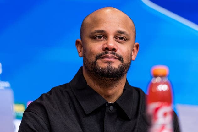 MUNICH, GERMANY - JANUARY 21: Vincent Kompany (Head Coach FC Bayern Muenchen) during the post game press conference, PK, Pressekonferenz after the UEFA Champions League match between FC Bayern Munich vs. Royale Union Saint-Gilloise at Allianz Arena on matchday 7 of the UEFA Champions League Season 2025 26 on January 21, 2025 in Munich, Germany. Bavaria Germany Copyright: xSteffiexWunderlx