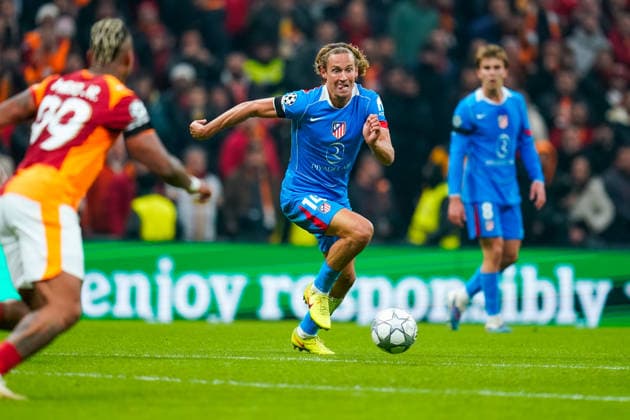 Galatasaray A.S. v Atletico de Madrid - UEFA Champions League 2025 26 League Phase MD7 Marcos Llorente of Atletico Madrid plays during the UEFA Champions League match between Galatasaray and Atletico de Madrid at Ali Sami Yen Spor Kompleksi in Istanbul, Turkey, on January 21, 2026. Istanbul Istanbul Turkey  Copyright: xYagizxGurtugx originalFilename:gurtug-galatasa260121_npoDS.jpg