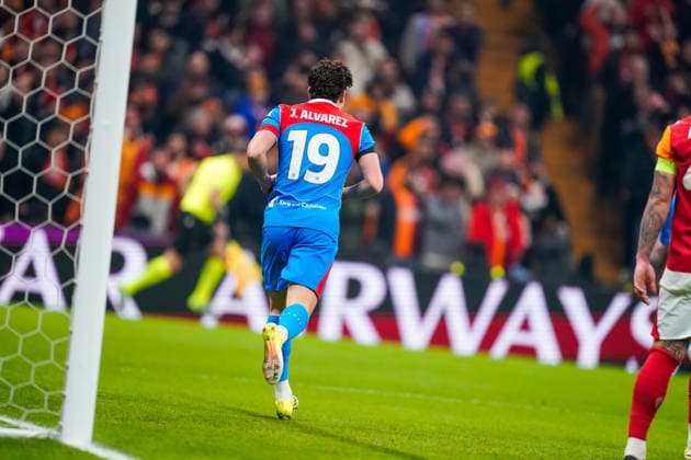 Galatasaray A.S. v Atletico de Madrid - UEFA Champions League 2025 26 League Phase MD7 Julian Alvarez of Atletico Madrid plays during the UEFA Champions League match between Galatasaray and Atletico de Madrid at Ali Sami Yen Spor Kompleksi in Istanbul, Turkey, on January 21, 2026. Istanbul Istanbul Turkey  Copyright: xYagizxGurtugx originalFilename:gurtug-galatasa260121_npIYm.jpg