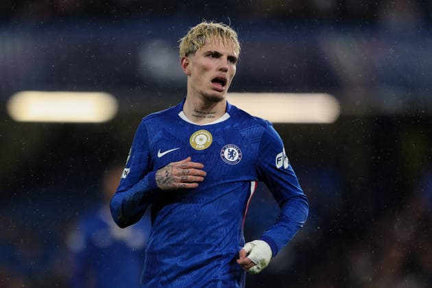 21st January 2026; Stamford Bridge, Chelsea, London, England: UEFA Champions League Football, Chelsea versus Pafos; Alejandro Garnacho of Chelsea  HenningxvonxJagow Content restricted for UK based newspaper