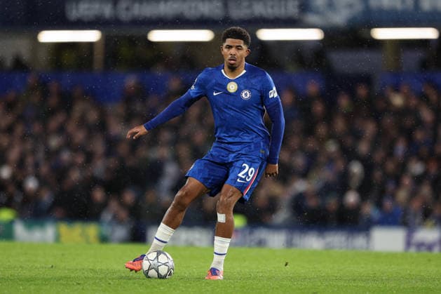 21st January 2026; Stamford Bridge, Chelsea, London, England: UEFA Champions League Football, Chelsea versus Pafos; Wesley Fofana of Chelsea on the ball  HenningxvonxJagow Content restricted for UK based newspaper