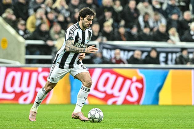 Newcastle United v PSV Eindhoven UEFA Champions League Sandro Tonali of Newcastle United during the UEFA Champions League match at St. James s Park, Newcastle 21 01 2026 UK Newspapers OUT Copyright: xJamiexJohnstonx FIL-22840-0257