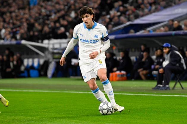FOOTBALL : Olympique de Marseille VS Liverpool FC - UEFA Champions League - 21 01 2025 Leonardo Balerdi (OM) - UEFA Champions League match between Olympique de Marseille and Liverpool FC on January 21, 2026 at the Orange Velodrome Stadium in Marseille. MarseilleFrance  Copyright: xWilliamxCannarellax