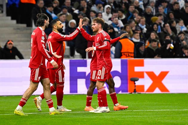 FOOTBALL : Olympique de Marseille VS Liverpool FC - UEFA Champions League - 21 01 2025 Joy LFC - UEFA Champions League match between Olympique de Marseille and Liverpool FC on January 21, 2026 at the Orange Velodrome Stadium in Marseille. MarseilleFrance  Copyright: xWilliamxCannarellax