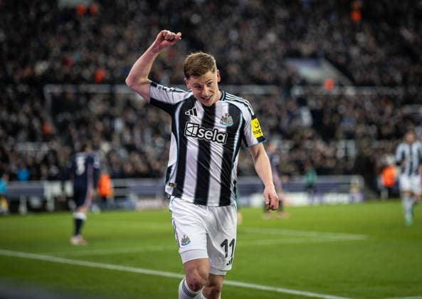 Newcastle vs PSV Barnes (Newcastle) in action during the game valid for Champions League at the St. James Park stadium, in Newcastle, UK, today January 21, 2026. Copyright: xx 5H5A7216