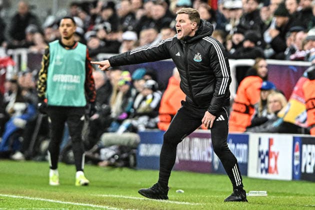 Newcastle United v PSV Eindhoven UEFA Champions League Manager Eddie Howe of Newcastle United during the UEFA Champions League match at St. James s Park, Newcastle 21 01 2026 UK Newspapers OUT Copyright: xJamiexJohnstonx FIL-22840-0266