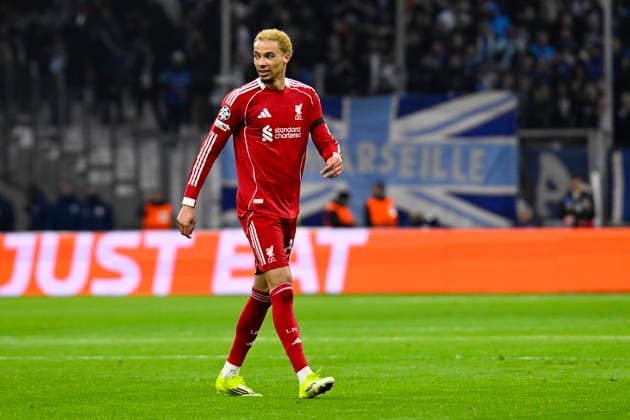 FOOTBALL : Olympique de Marseille VS Liverpool FC - UEFA Champions League - 21 01 2025 Hugo EkitikÃ (LFC) - UEFA Champions League match between Olympique de Marseille and Liverpool FC on January 21, 2026 at the Orange Velodrome Stadium in Marseille. MarseilleFrance  Copyright: xWilliamxCannarellax