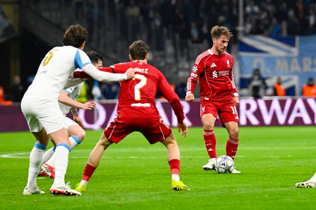 FOOTBALL : Olympique de Marseille VS Liverpool FC - UEFA Champions League - 21 01 2025 Alexis Mac Allister (LFC) - UEFA Champions League match between Olympique de Marseille and Liverpool FC on January 21, 2026 at the Orange Velodrome Stadium in Marseille. MarseilleFrance  Copyright: xWilliamxCannarellax