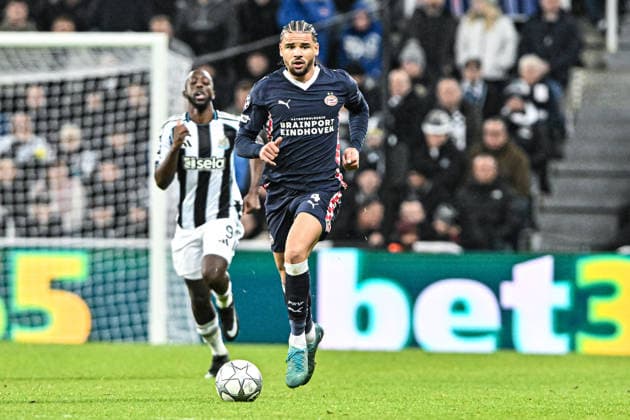 Newcastle United v PSV Eindhoven UEFA Champions League Armando Obispo of PSV Eindhoven during the UEFA Champions League match at St. James s Park, Newcastle 21 01 2026 UK Newspapers OUT Copyright: xJamiexJohnstonx FIL-22840-0304