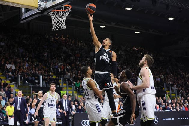 BASKET - Euroleague - Virtus Bologna vs Fenerbahce Beko Istanbul 34 Jallow Karim Virtus Bologna BASKETBALL - ITALIAN SERIE A Virtus Bologna vs Fenerbahce Beko Istanbul 21-01-2026 00 Armando Bacot Jr. Fenerbahce Beko Istanbul BASKETBALL - ITALIAN SERIE A Virtus Bologna vs Fenerbahce Beko Istanbul 21-01-2026 during Virtus Bologna vs Fenerbahce Beko Istanbul, Basketball Euroleague match in Bologna, Italy, January 21 2026 Bologna Italy  Copyright: xIPAxSport ABACAx