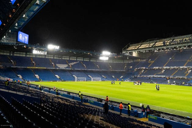 Stamford Bridge stadium before the champions league match between Chelsea and Pafos at Stamford Bridge in London, United Kingdom (Photo by Elliot Legg Sports Press Photo) Copyright: xElliotxLegg SportsxPressxPhotox Sportspressphoto_SPR84157