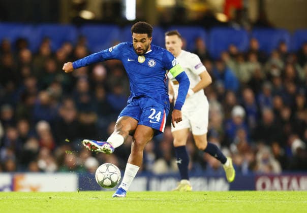 Chelsea v Pafos, UEFA Champions League, Stamford Bridge, London, UK - 21 01 2026 Reece James of Chelsea in action during the UEFA Champions League home game against Pafos at Stamford Bridge London Stamford Bridge London GBR, UK NEWSPAPERS OUT Copyright: xMarkxGreenwoodx