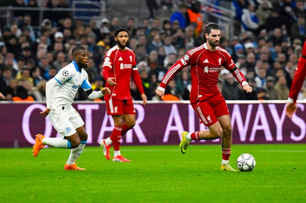 FOOTBALL : Olympique de Marseille VS Liverpool FC - UEFA Champions League - 21 01 2025 Dominik Szoboszlai (LFC) - UEFA Champions League match between Olympique de Marseille and Liverpool FC on January 21, 2026 at the Orange Velodrome Stadium in Marseille. MarseilleFrance  Copyright: xWilliamxCannarellax