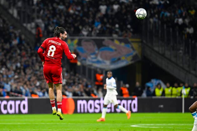 FOOTBALL : Olympique de Marseille VS Liverpool FC - UEFA Champions League - 21 01 2025 Dominik Szoboszlai (LFC) - UEFA Champions League match between Olympique de Marseille and Liverpool FC on January 21, 2026 at the Orange Velodrome Stadium in Marseille. MarseilleFrance  Copyright: xWilliamxCannarellax