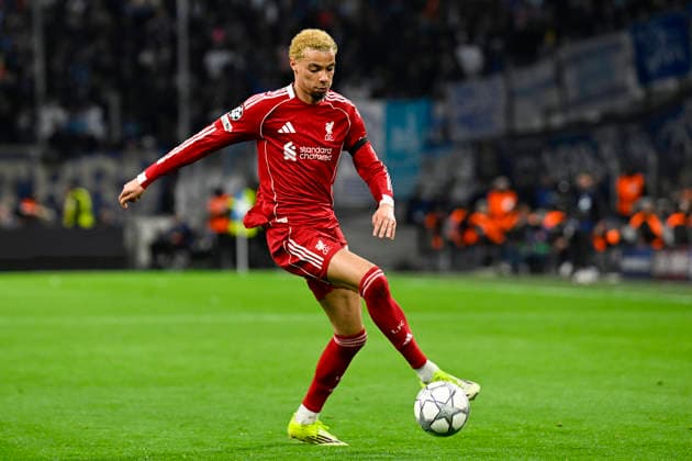 FOOTBALL : Olympique de Marseille VS Liverpool FC - UEFA Champions League - 21 01 2025 Hugo EkitikÃ (LFC) - UEFA Champions League match between Olympique de Marseille and Liverpool FC on January 21, 2026 at the Orange Velodrome Stadium in Marseille. MarseilleFrance  Copyright: xWilliamxCannarellax