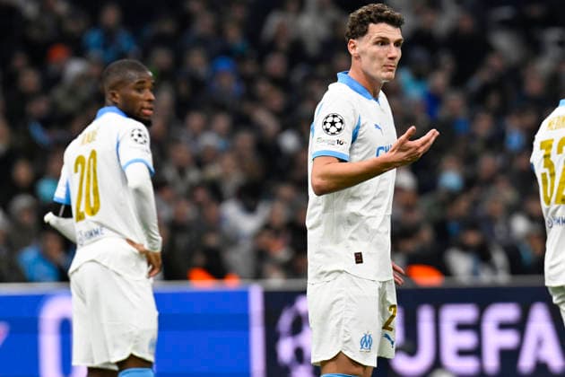 FOOTBALL : Olympique de Marseille VS Liverpool FC - UEFA Champions League - 21 01 2025 Benjamin Pavard (OM) - UEFA Champions League match between Olympique de Marseille and Liverpool FC on January 21, 2026 at the Orange Velodrome Stadium in Marseille. MarseilleFrance  Copyright: xWilliamxCannarellax