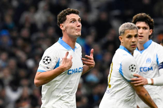 FOOTBALL : Olympique de Marseille VS Liverpool FC - UEFA Champions League - 21 01 2025 Benjamin Pavard (OM) - UEFA Champions League match between Olympique de Marseille and Liverpool FC on January 21, 2026 at the Orange Velodrome Stadium in Marseille. MarseilleFrance  Copyright: xWilliamxCannarellax