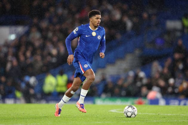 Chelsea gegen Pafos 21. Januar 2026, London UEFA Champions League Fußball, Gruppenphase Chelsea gegen Pafos Wesley Fofana von Chelsea Foto Charlotte Wilson Abseits London UK  Copyright: xCharlottexWilsonx xOffsidexOffside