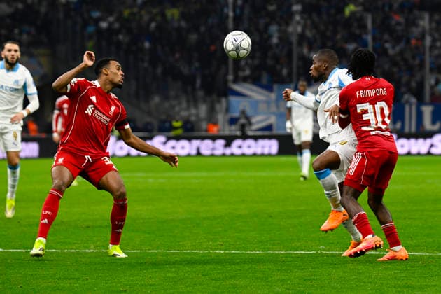 FOOTBALL : Olympique de Marseille VS Liverpool FC - UEFA Champions League - 21 01 2025 Hamed TraorÃ (OM) - UEFA Champions League match between Olympique de Marseille and Liverpool FC on January 21, 2026 at the Orange Velodrome Stadium in Marseille. MarseilleFrance  Copyright: xWilliamxCannarellax