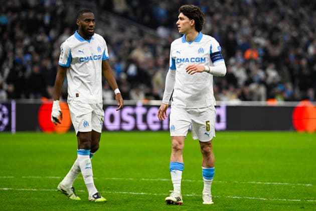 FOOTBALL : Olympique de Marseille VS Liverpool FC - UEFA Champions League - 21 01 2025 Leonardo Balerdi (OM) - UEFA Champions League match between Olympique de Marseille and Liverpool FC on January 21, 2026 at the Orange Velodrome Stadium in Marseille. MarseilleFrance  Copyright: xWilliamxCannarellax