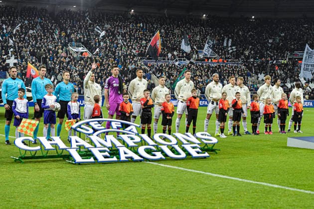 Newcastle United v PSV Eindhoven UEFA Champions League Team of Newcastle United line up pre-match during the UEFA Champions League match at St. James s Park, Newcastle 21 01 2026 UK Newspapers OUT Copyright: xJamiexJohnstonx FIL-22840-0376