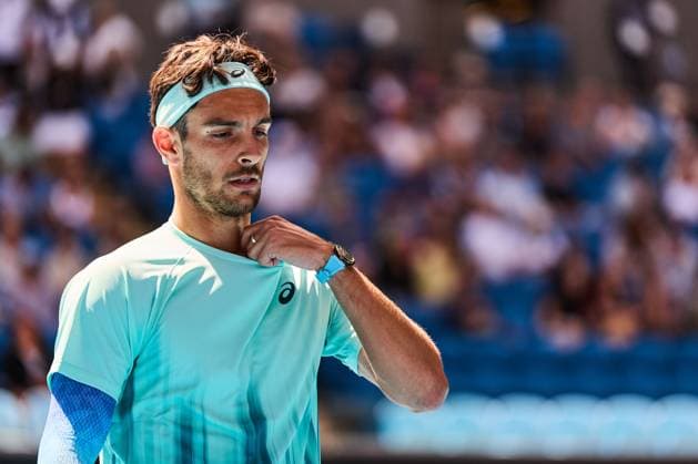 Lorenzo Musetti of Italy Australian Open tennis tournament, Day Five, Melbourne Park, Australia - 22 Jan 2026Melbourne Melbourne Park Victoria (VIC) Australia  Copyright: xRachelxBach Shutterstockx 16371208g